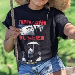 Tokyo Japan Anime Comic Graphic Shirt